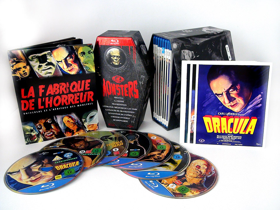 Fotografías del Ataúd de Monstruos Clásicos de Universal en Blu-ray (Francia) 19