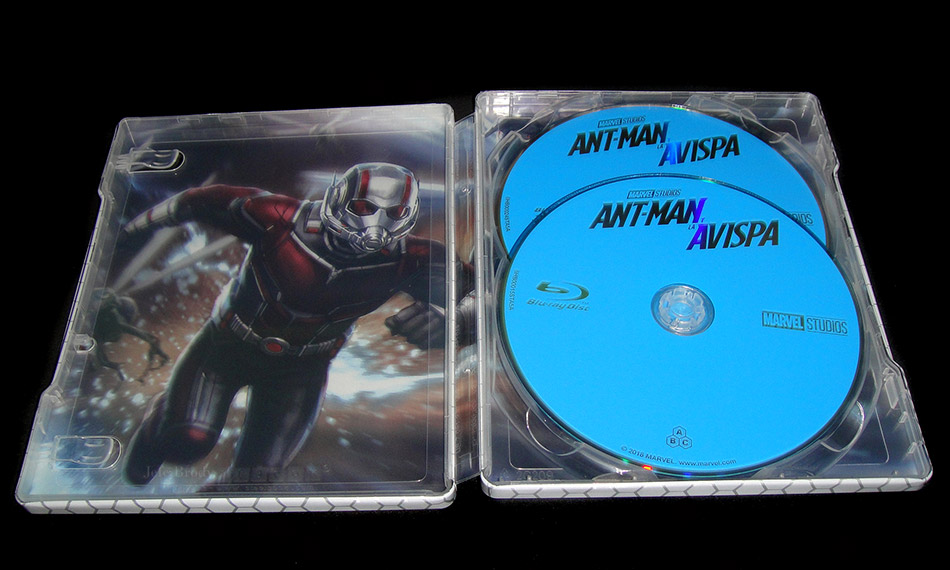 Fotografías del Steelbook de Ant-Man y la Avispa en Blu-ray 3D y 2D 11