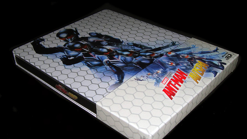 Fotografías del Steelbook de Ant-Man y la Avispa en Blu-ray 3D y 2D