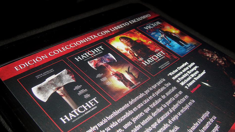 Fotografías del pack Hatchet, La Saga de Victor Crowley en Blu-ray 5