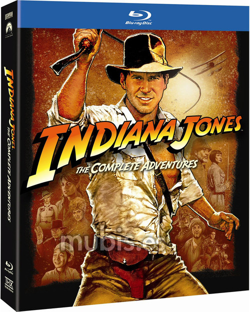 Diseño de la carátula de Indiana Jones - La Colección Completa en Blu-ray