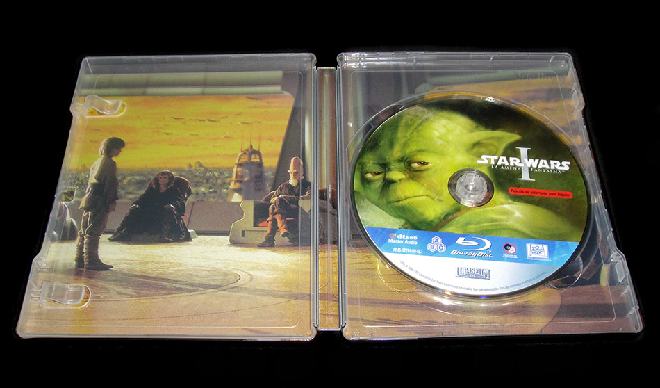 Fotografías del Steelbook de Star Wars Episodio I: La Amenaza Fantasma en Blu-ray 9
