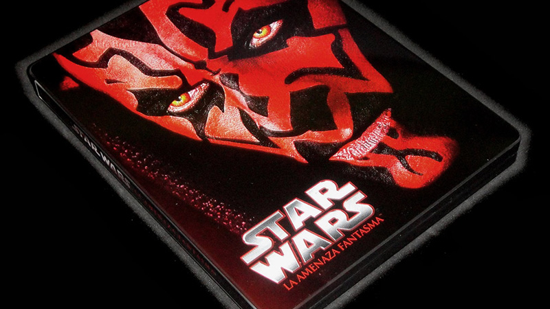 Fotografías del Steelbook de Star Wars Episodio I: La Amenaza Fantasma en Blu-ray