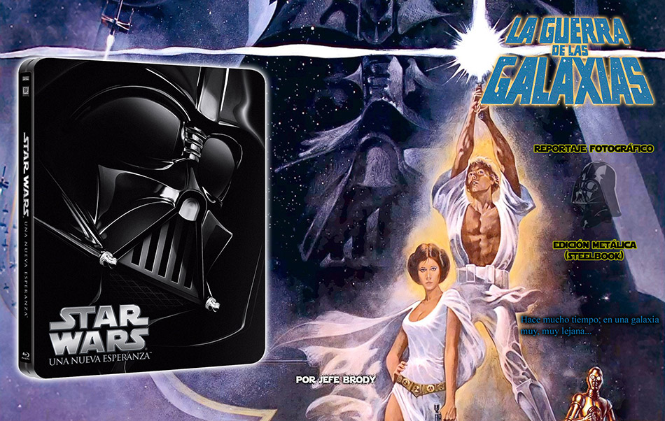 Fotografías del Steelbook de Star Wars Episodio IV: Una Nueva Esperanza en Blu-ray 1