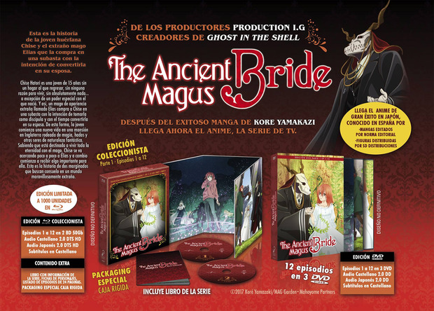 Datos de The Ancient Magus Bride - Parte 1 (Edición Coleccionista) en Blu-ray