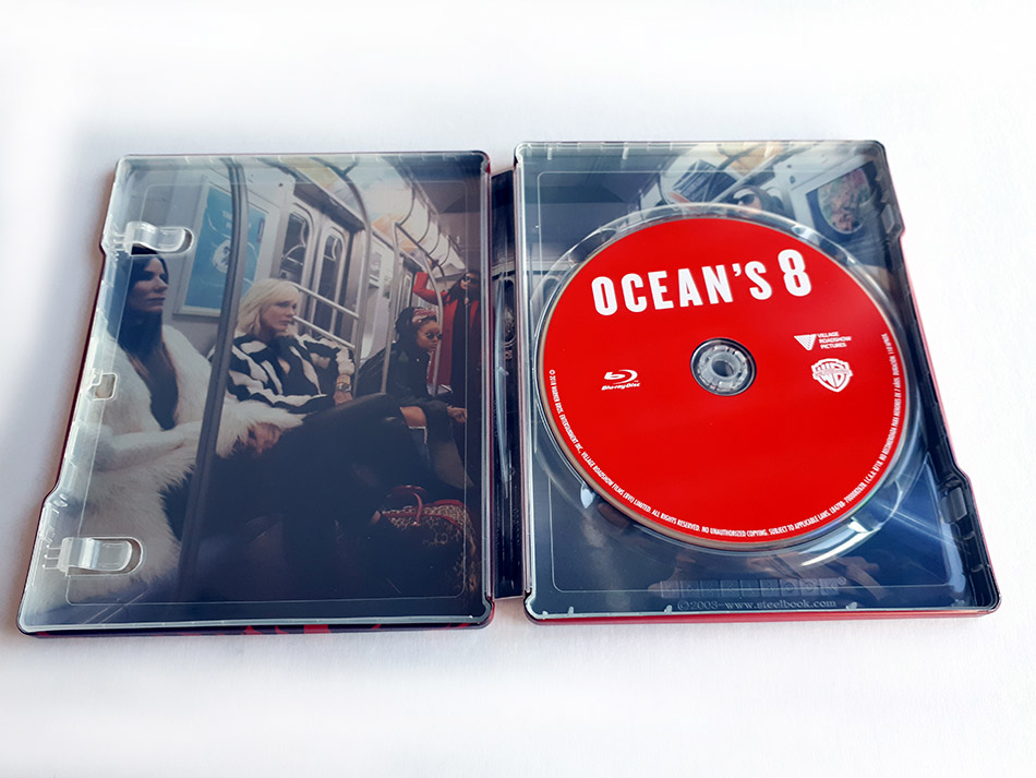 Fotografías del Steelbook de Ocean's 8 en Blu-ray 7