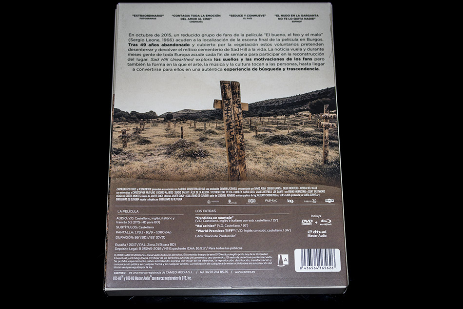 Fotografías de la edición especial de Desenterrando Sad Hill en Blu-ray 8