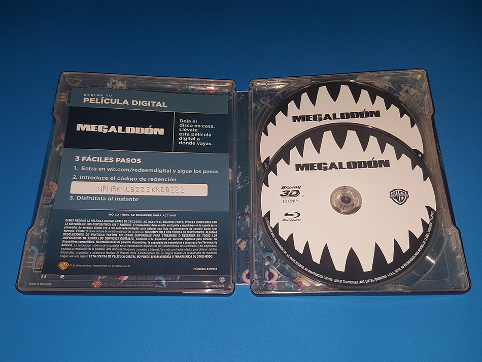 Fotografías del Steelbook de Megalodón en Blu-ray 3D y 2D 15