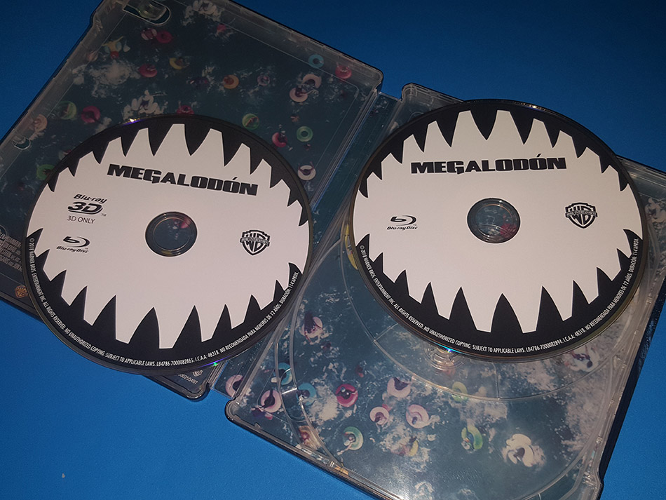 Fotografías del Steelbook de Megalodón en Blu-ray 3D y 2D 16