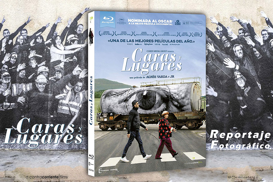 Fotografías de la edición con funda y libreto de Caras y Lugares en Blu-ray 1