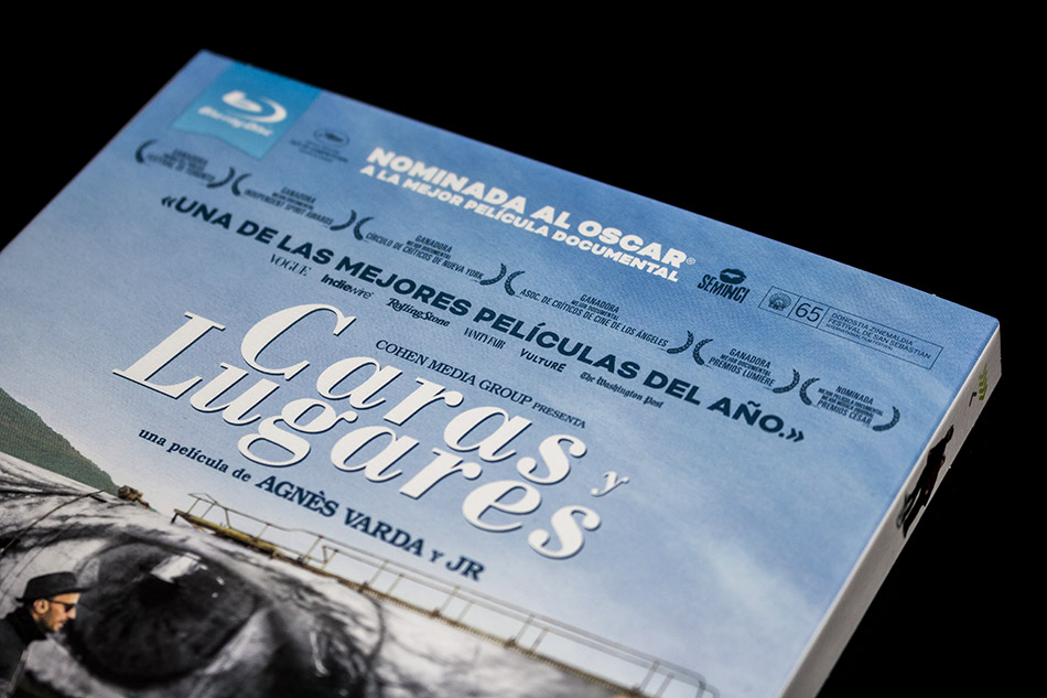 Fotografías de la edición con funda y libreto de Caras y Lugares en Blu-ray 5