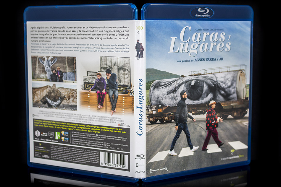 Fotografías de la edición con funda y libreto de Caras y Lugares en Blu-ray 10