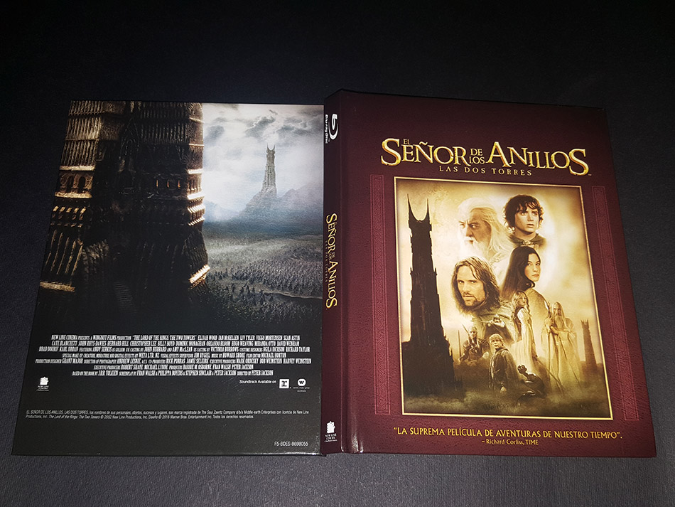 Fotografías del Digibook de El Señor de los Anillos: Las Dos Torres en Blu-ray 13