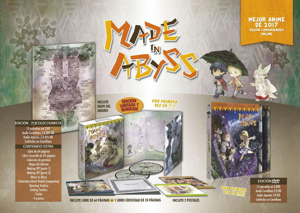 Datos de Made in Abyss - Primera Temporada (Edición Coleccionista) en Blu-ray