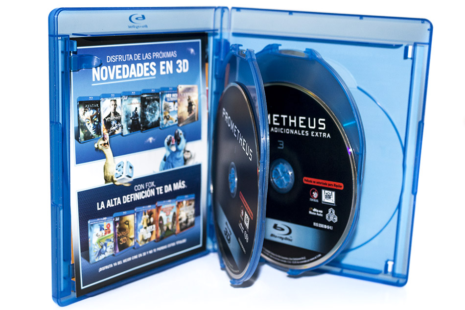 Fotografías de la edición coleccionista de Prometheus en Blu-ray 3D y 2D 10
