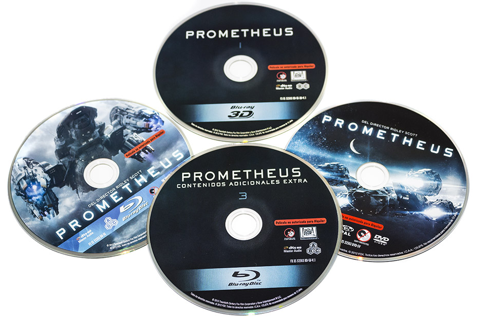 Fotografías de la edición coleccionista de Prometheus en Blu-ray 3D y 2D 12