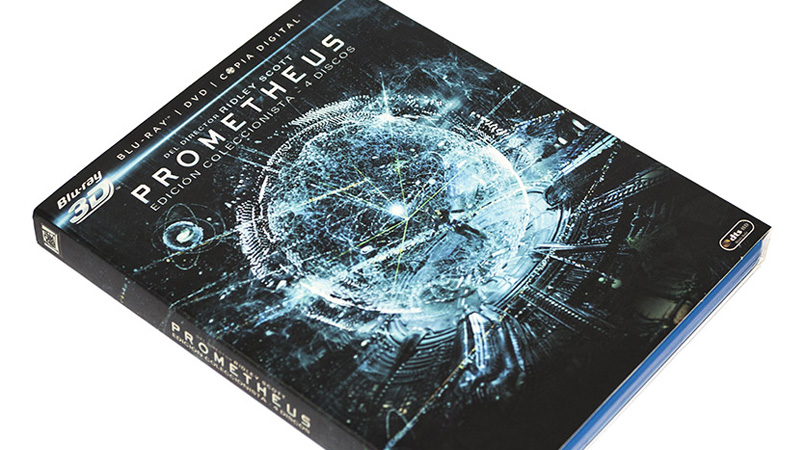 Fotografías de la edición coleccionista de Prometheus en Blu-ray 3D y 2D