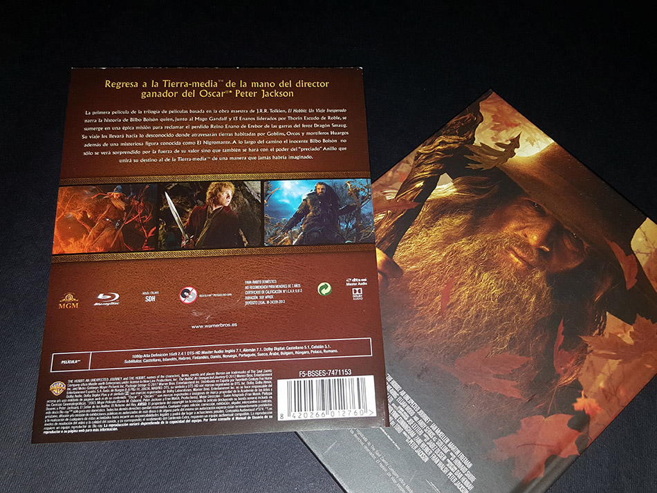 Fotografías del Digibook de El Hobbit: Un Viaje Inesperado en Blu-ray 5