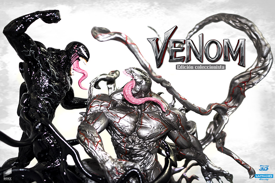 Fotografías de la edición coleccionista de Venom con figura en UHD 4K 1