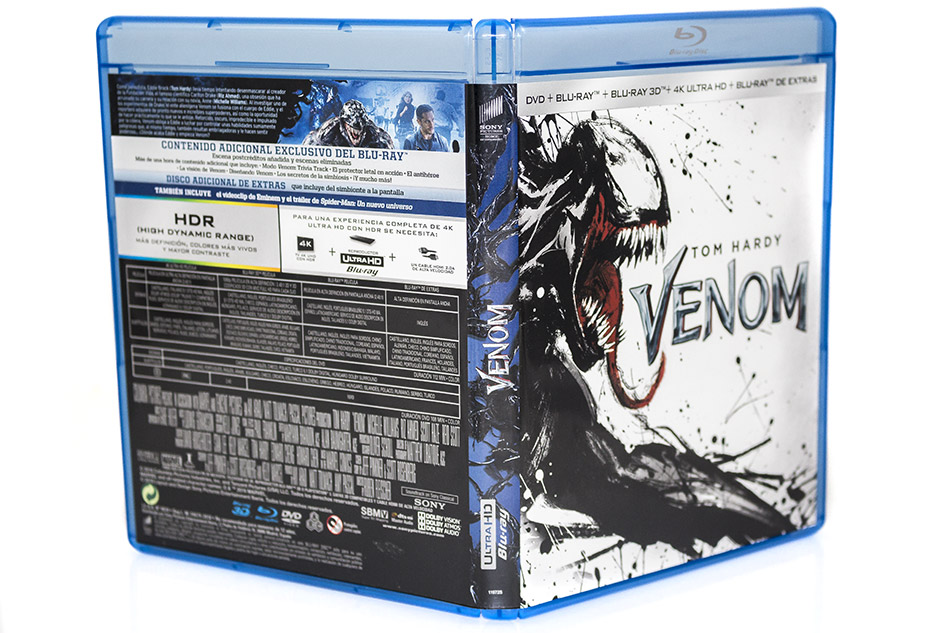 Fotografías de la edición coleccionista de Venom con figura en UHD 4K 10