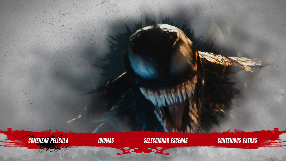 Capturas de imagen y menús del Blu-ray de Venom 1