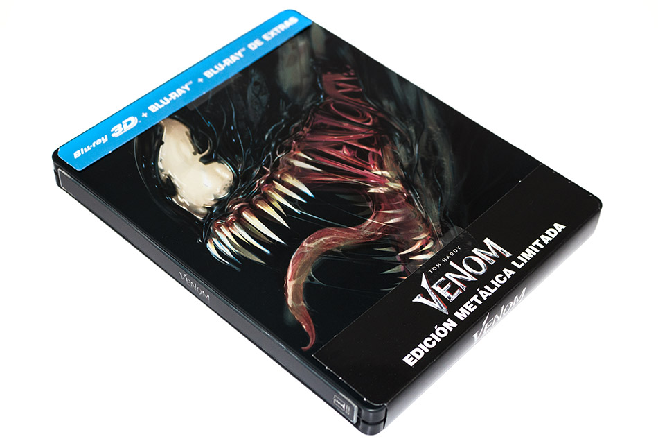 Fotografías del Steelbook de Venom en Blu-ray 3D y 2D 2