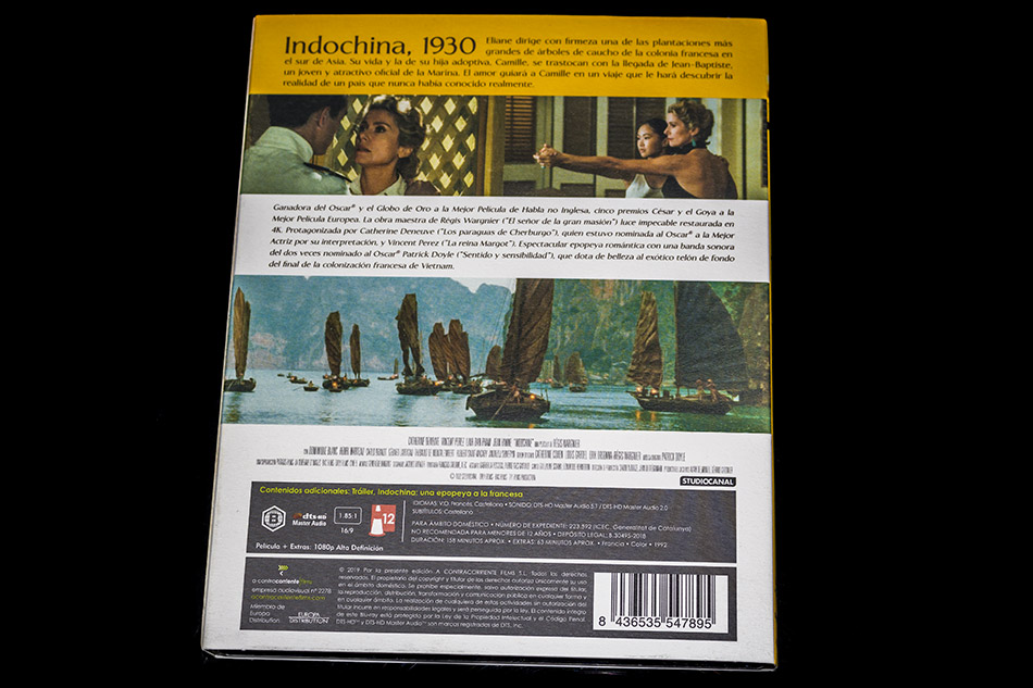 Fotografías de la edición con funda de Indochina en Blu-ray 7