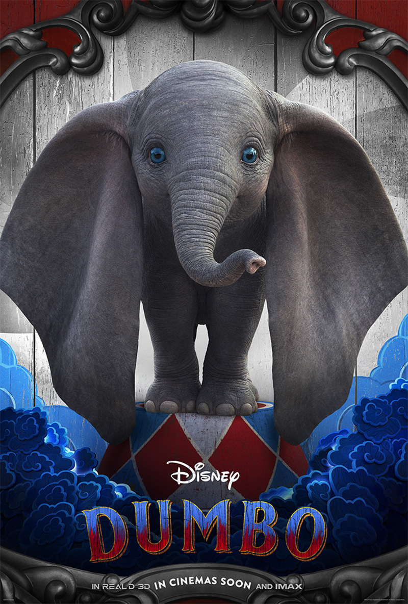 Pósters de personajes de Dumbo, dirigida por Tim Burton 1