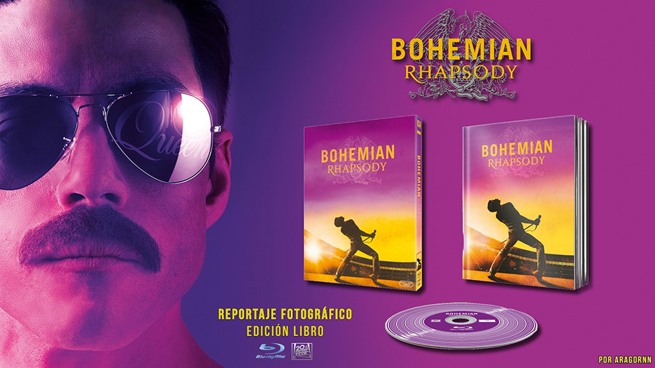 Fotografías del Digibook de Bohemian Rhapsody en Blu-ray 1