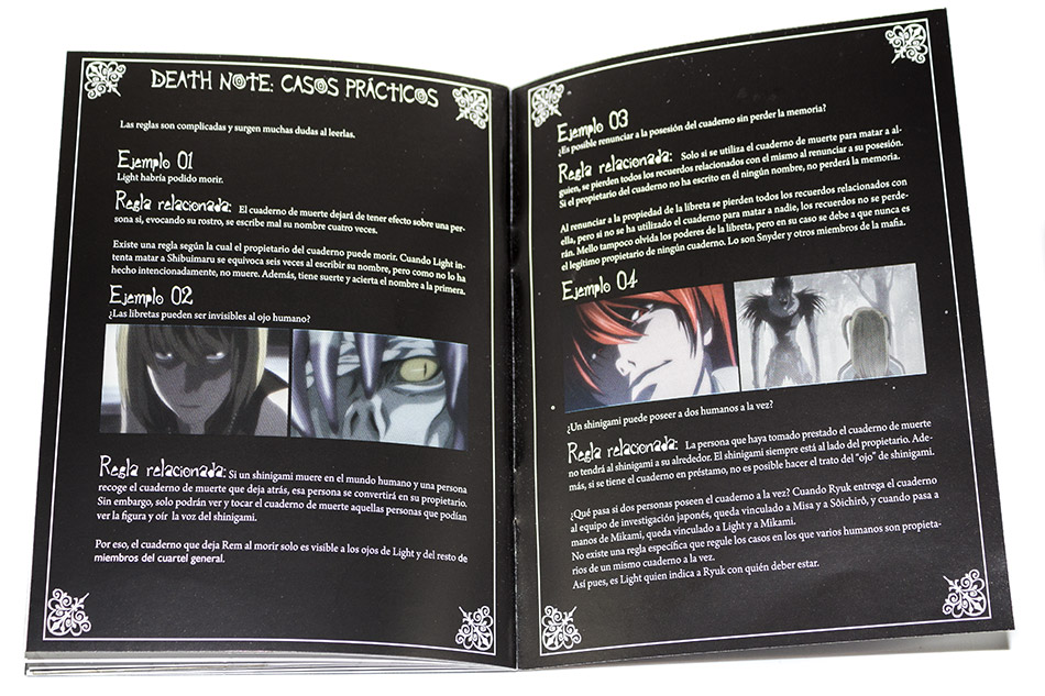 Fotografías de la Edición Shinigami de Death Note en Blu-ray 25