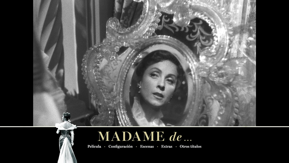 Capturas de imagen y menús de Madame de... en Blu-ray 1