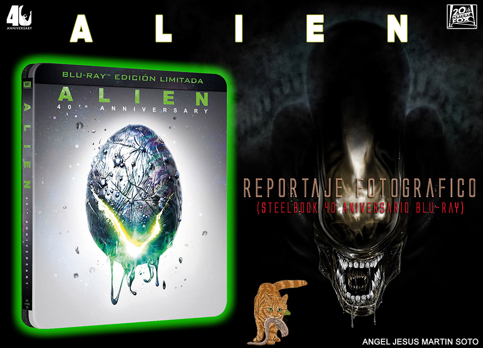 Fotografías del Steelbook 40º Aniversario de Alien en Blu-ray 1