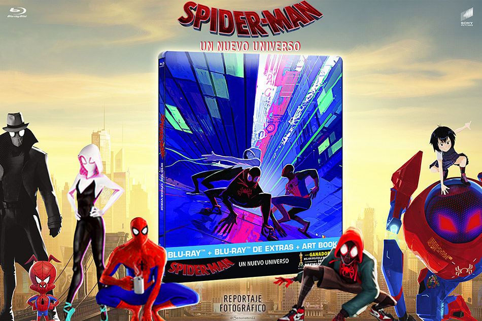 Fotografías del Steelbook de Spider-Man: Un Nuevo Universo en Blu-ray 1