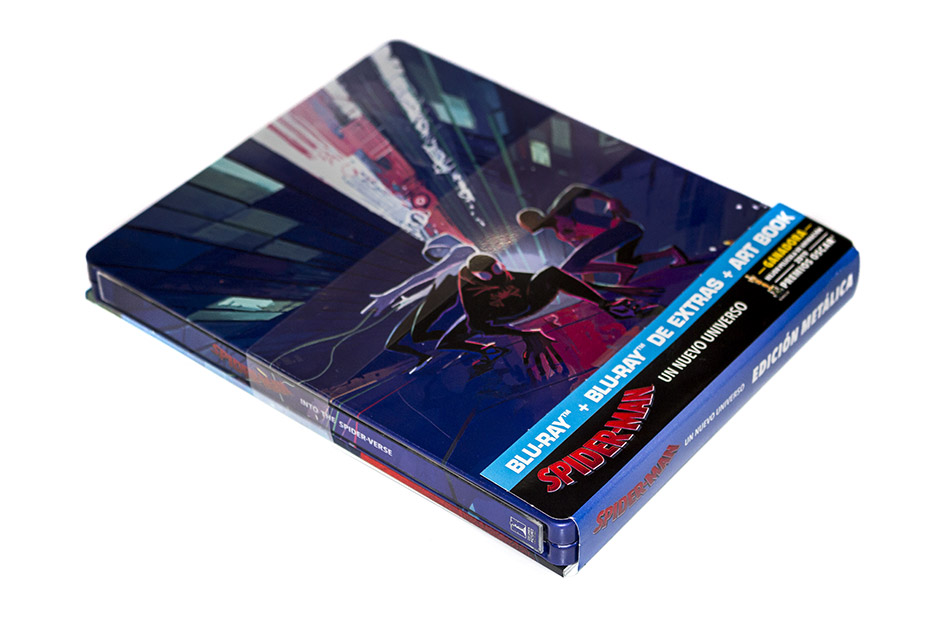 Fotografías del Steelbook de Spider-Man: Un Nuevo Universo en Blu-ray 2