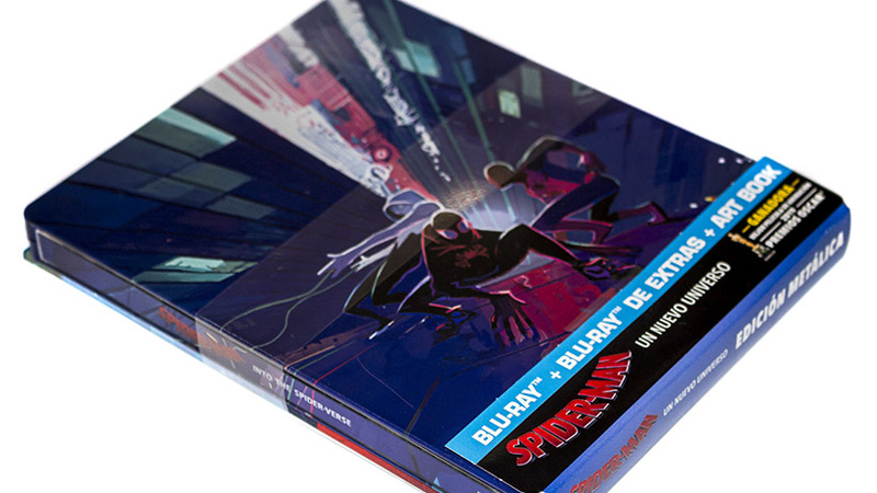 Fotografías del Steelbook de Spider-Man: Un Nuevo Universo en Blu-ray