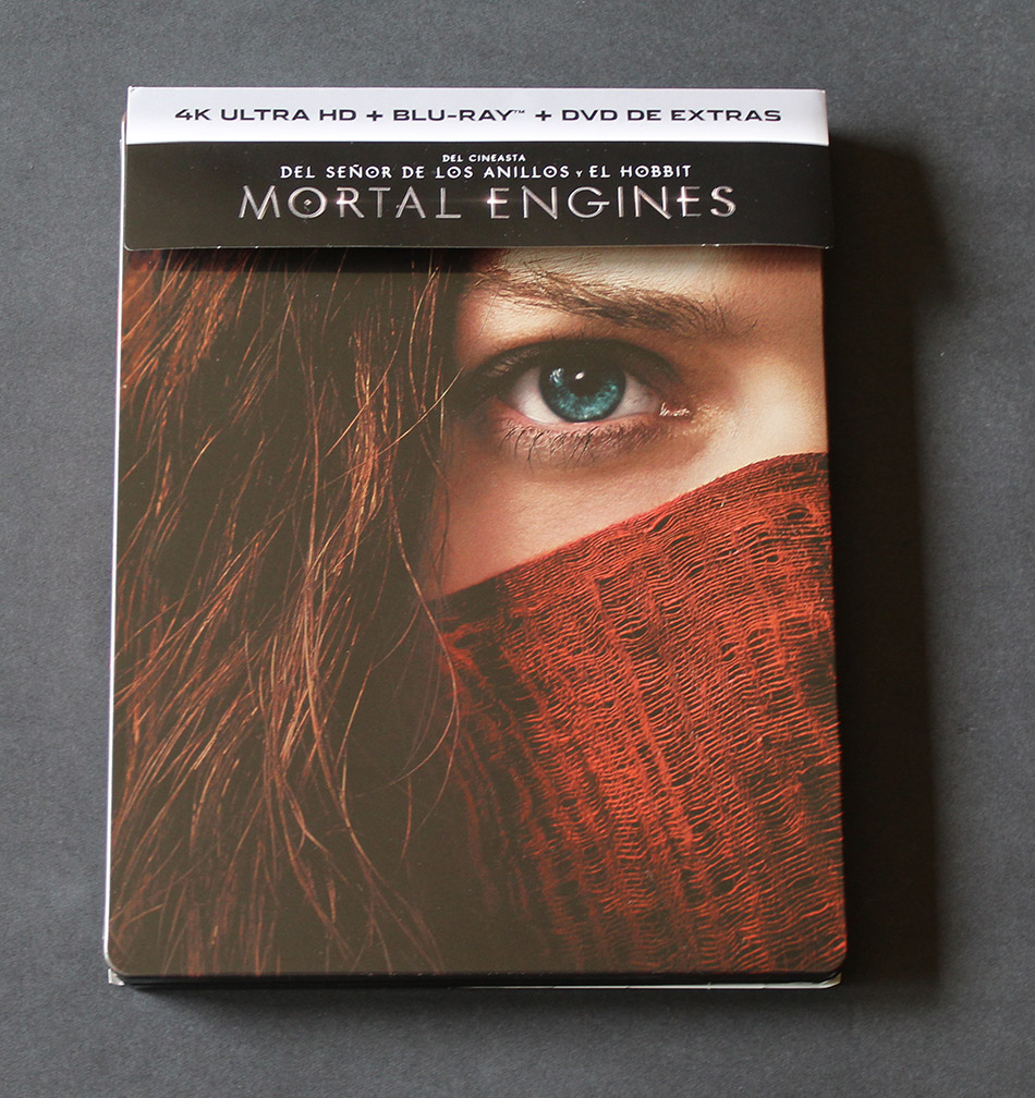 Fotografías del Steelbook de Mortal Engines en UHD 4K 1