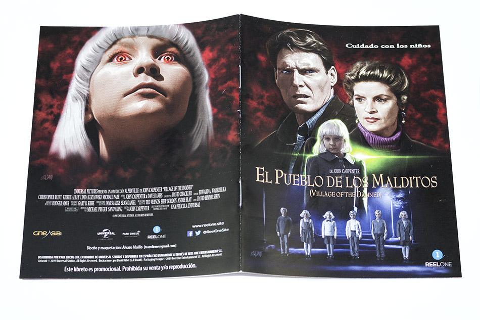 Fotografias del Blu-ray con funda fosforescente de El Pueblo de los Malditos 13