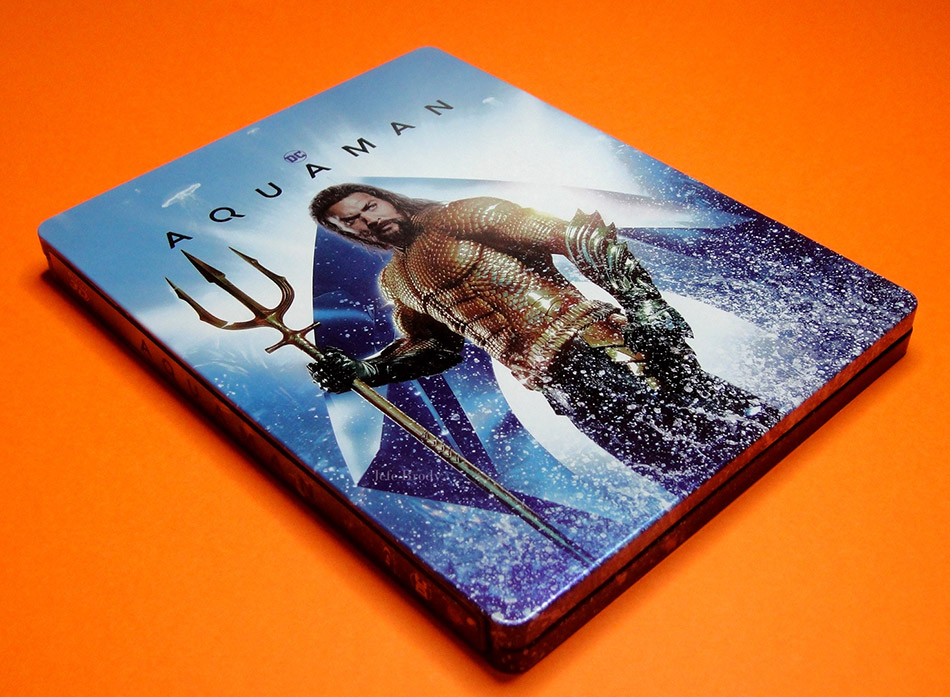 Fotografías del Steelbook de Aquaman en Blu-ray 3D 2