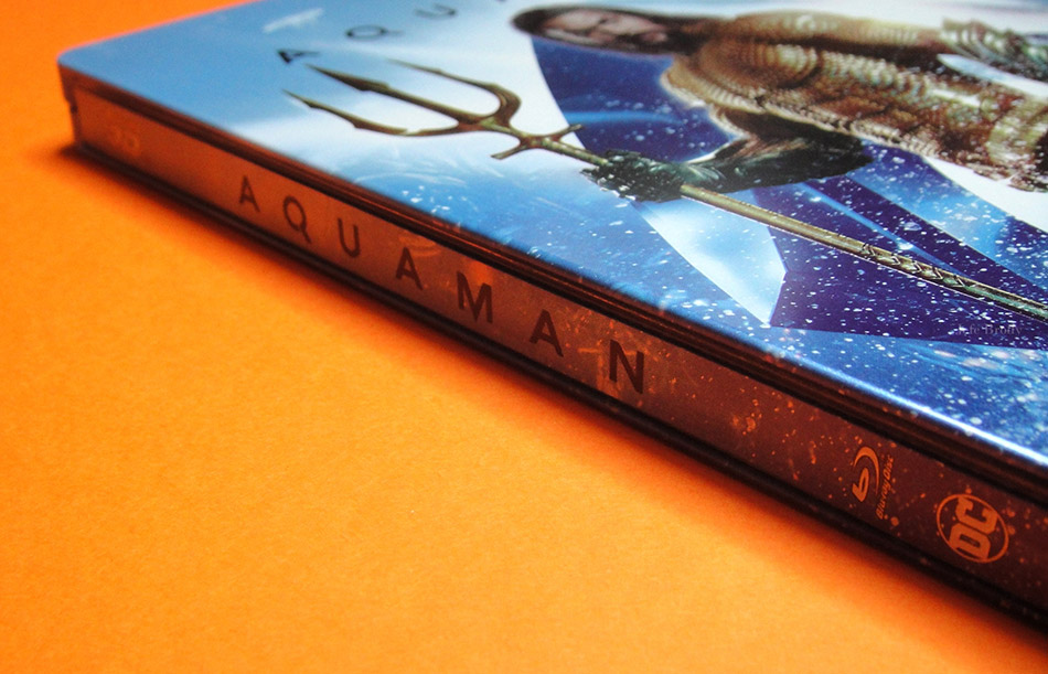 Fotografías del Steelbook de Aquaman en Blu-ray 3D 4