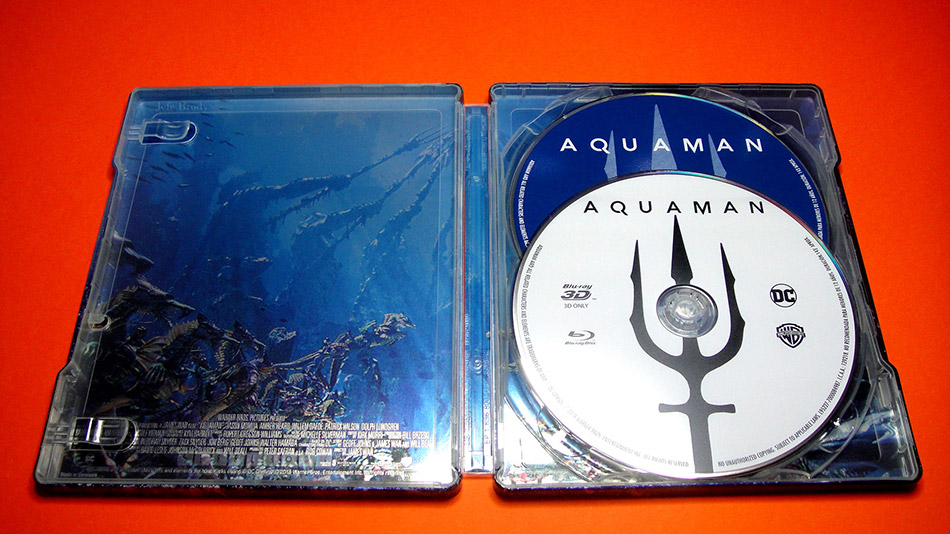 Fotografías del Steelbook de Aquaman en Blu-ray 3D 8
