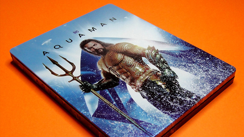 Fotografías del Steelbook de Aquaman en Blu-ray 3D