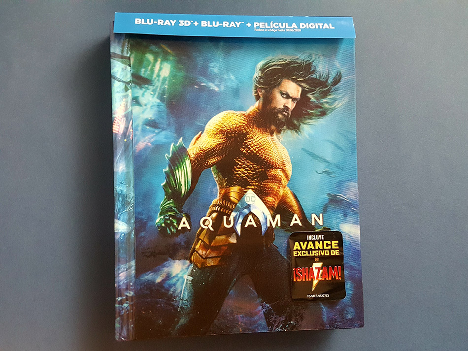 Fotografías del Digibook de Aquaman en Blu-ray 3D 2
