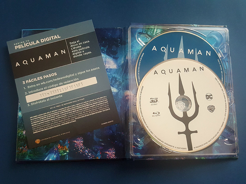 Fotografías del Digibook de Aquaman en Blu-ray 3D 25