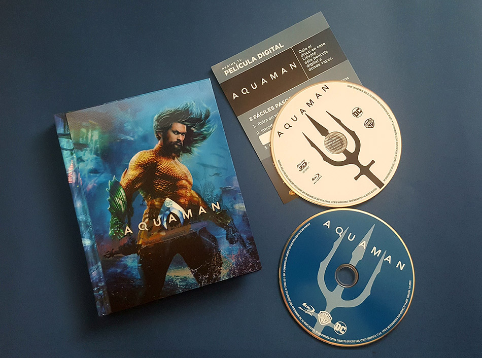 Fotografías del Digibook de Aquaman en Blu-ray 3D 28