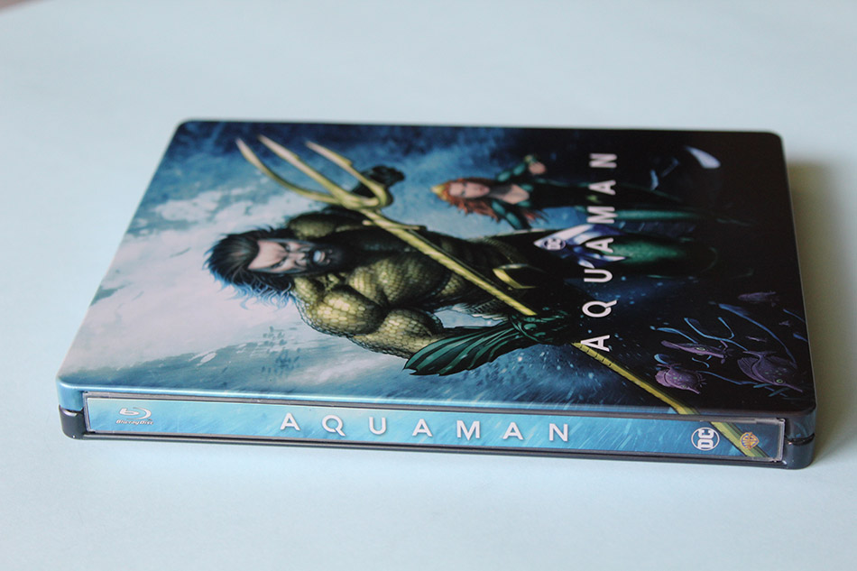  Fotografías del Steelbook ilustrado de Aquaman en Blu-ray 9