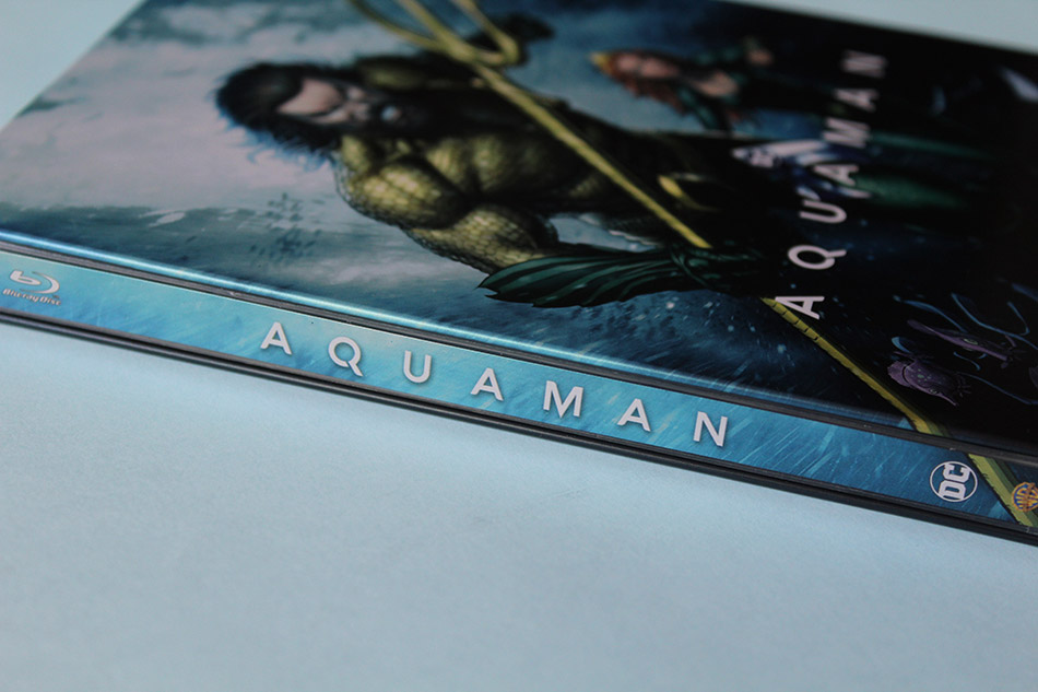  Fotografías del Steelbook ilustrado de Aquaman en Blu-ray 10