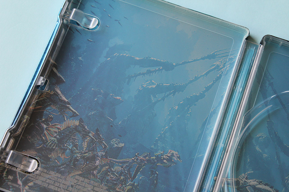  Fotografías del Steelbook ilustrado de Aquaman en Blu-ray 14