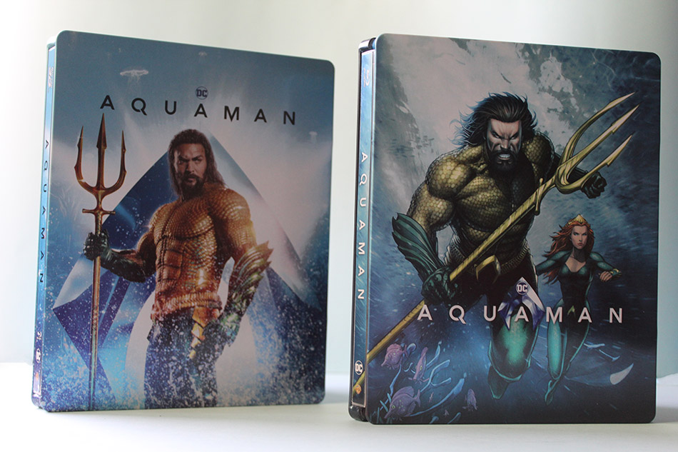  Fotografías del Steelbook ilustrado de Aquaman en Blu-ray 17