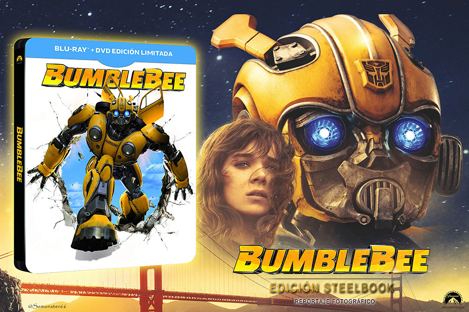 Fotografías del Steelbook de Bumblebee en Blu-ray 1