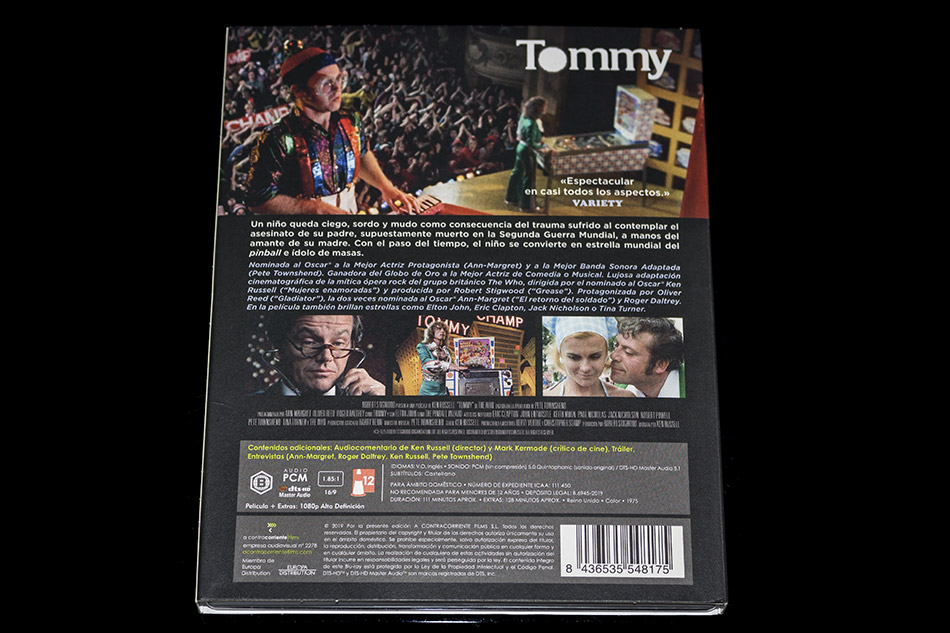 Fotografías de la edición con funda de Tommy en Blu-ray 6